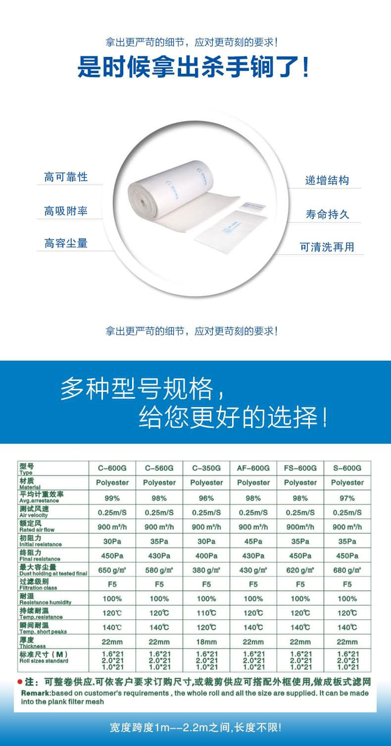 頂棚棉過(guò)濾棉捷霖凈化用精細(xì)的工藝制造出良品，多規(guī)格滿足您不同的需求